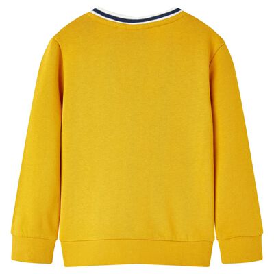 Sweatshirt para criança cor ocre 92