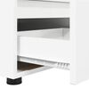 vidaXL Gabinete para TV com gaveta Branco Brilhante 100 x 48 x 43 cm
