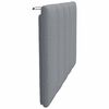 vidaXL Almofad&atilde;o de cabeceira Hanko 80 cm tecido cinzento-claro