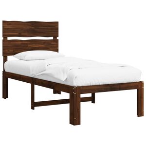vidaXL Estrutura de Cama de Solteiro com Cabeceira ROSTOCK