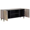 vidaXL Gabinete para TV com prateleira Cinzeto 105 x 33 x 46 cm