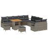 vidaXL Conjunto de Sof&aacute; de Jardim 13 unid. 12-N&uacute;mero de lugares