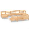 vidaXL 10 pcs conjunto lounge de jardim pinho maci&ccedil;o