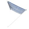 vidaXL Toldo retr&aacute;til 300x150 cm azul e branco