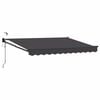 vidaXL Toldo Retr&aacute;til El&eacute;trico Antracite 3,5 x 2,5 m