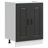 vidaXL Arm&aacute;rio baixo lavat&oacute;rio Kalmar 60x46x81,5 cm preto