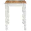 vidaXL Mesa de jantar 110x60x76 cm madeira de mangueira maci&ccedil;a
