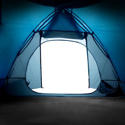 vidaXL Tenda de campismo cúpula para 2 pessoas impermeável azul