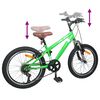 vidaXL Kids Mountain Bike 20 Polegadas 6-Speed para 5-8 anos Verde
