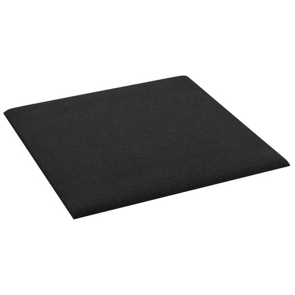 vidaXL Cabeceira de Parede 12 pcs Preto 30 x 30 cm tecido