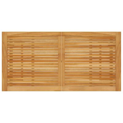 vidaXL 5 pcs conjunto de bar para exterior madeira de acácia maciça