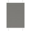 vidaXL Antracite Plissada Cega 85x100 cm Largura Tecido 84,4 cm