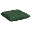 vidaXL Almofadas de Assento 4 pcs Verde Escuro 40 x 40 x 6 cm