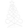 vidaXL Luz em Forma de &Aacute;rvore de Natal Multicolor 78 x 58 cm PVC