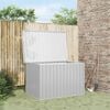 vidaXL Caixa de arruma&ccedil;&atilde;o para jardim 149x99x93 cm cinzento