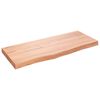vidaXL Prateleira de parede 100x40x(2-6) cm carvalho tratado castanho
