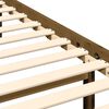 vidaXL Estrutura de cama 200x200 cm pinho maciço castanho mel