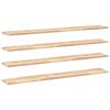 vidaXL Prateleira flutuante 4pcs 160x20x2cm ac&aacute;cia maci&ccedil;a n&atilde;o tratada
