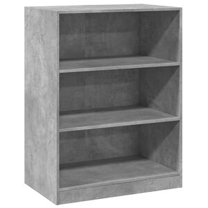 vidaXL Roupeiro 77x48x102 cm derivados de madeira cinzento cimento