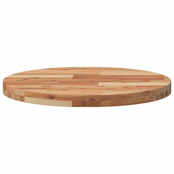 vidaXL Tampo de mesa redondo Ø60x4 cm madeira de acácia maciça