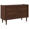 vidaXL Buffet BILBAO Caramelo escuro 114 x 45 x 75 cm