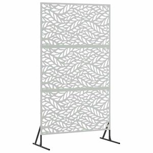 vidaXL Protetor de Privacidade 100 x 50 x 180 cm A&ccedil;o Galvanizado