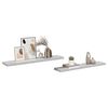 vidaXL Prateleiras de parede 2 pcs 120x23,5x3,8cm MDF cinzento-cimento