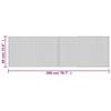 vidaXL Tapete retangular 60x200 cm bambu castanho