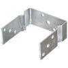 vidaXL &Acirc;ncoras de veda&ccedil;&atilde;o 2 pcs 14x6x15 cm a&ccedil;o galvanizado prateado