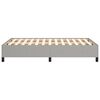 vidaXL Estrutura de cama sem colchão 120x200 cm tecido cinzento-claro