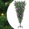 vidaXL &Aacute;rvore de Natal Artificial Pr&eacute;-iluminada de Cabe&ccedil;a para Baixo com Conjunto de Bolas