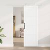 vidaXL Porta Deslizante Branco 73,5 x 211 cm