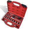 vidaXL Conjunto cortador de base, injector diesel, 17 pe&ccedil;as