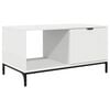 vidaXL Mesa de centro Branco 90 x 49 x 46 cm Derivados de Madeira