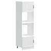 vidaXL Arm&aacute;rios forno 2 pcs Lucca derivados de madeira branco