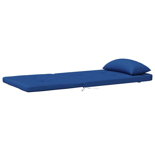 vidaXL Almofadas de cadeira 2 pcs Azul 58 x 77 x 4,5 cm Tecido Oxford