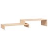 vidaXL Suporte para monitor (52-101)x22x14 cm madeira de pinho maci&ccedil;a