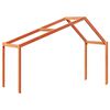 vidaXL Telhado cama infantil 203x80,5x142 cm pinho maci&ccedil;o castanho-mel