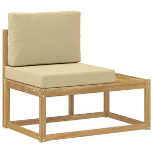 vidaXL Sof&aacute; de Canto Externo com almofada Branco 91 x 63 x 73 cm