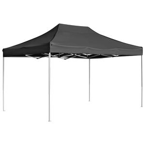 vidaXL Tenda dobr&aacute;vel profissional p/ festas alum&iacute;nio 4,5x3m antracite