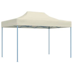 vidaXL Tenda dobr&aacute;vel profissional para festas 3x4 m a&ccedil;o creme