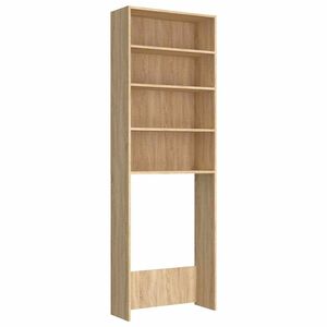 vidaXL Arm&aacute;rio m&aacute;quina lavar roupa 64x24x190 cm carvalho sonoma