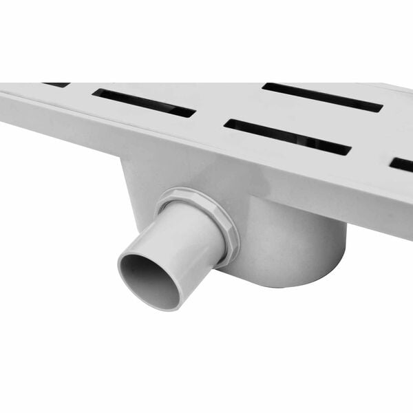 vidaXL Drenos Branco 88 x 8.8 x 8.5 cm Metal