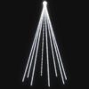 vidaXL Ilumina&ccedil;&atilde;o cascata p/ &aacute;rvore Natal int/ext 400 luzes LED 2,5 m