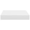 vidaXL Prateleira parede suspensa 23x23,5x3,8 cm MDF branco