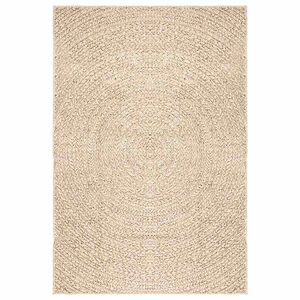 vidaXL Tapete ZIZUR bege 140x200 cm aspeto de juta interior e exterior
