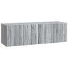 vidaXL Gabinete de TV de Parede Sonoma Cinzento 98 x 31 x 30 cm