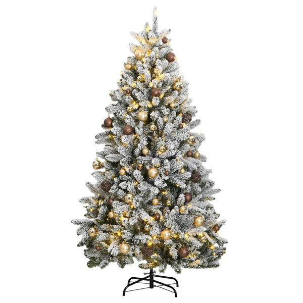 vidaXL &Aacute;rvore Natal artificial articulada c/ 300 luzes LED+bolas 180cm