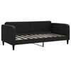 vidaXL Sof&aacute;-cama 90x190 cm tecido preto