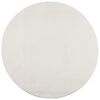 vidaXL Tapete de pelo curto IZA visual escandinavo &Oslash; 200 cm cor creme